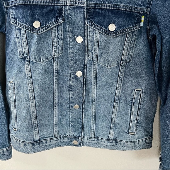 Rails Grove Boyfriend Trucker Jean Jacket Indigo Haze Blue Denim Casual Women XS - Picture 5 of 13